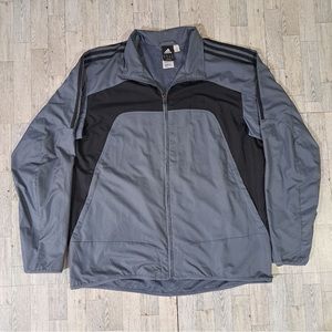 Men's Two Tone Adidas Windbreaker Track Jacket